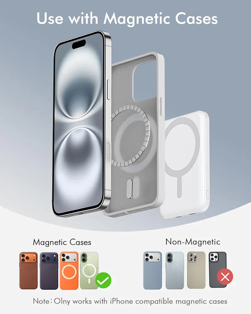 Atoserva™ Snap-Charge | Ultra-Slim 10K mAh Magnetic Power Bank